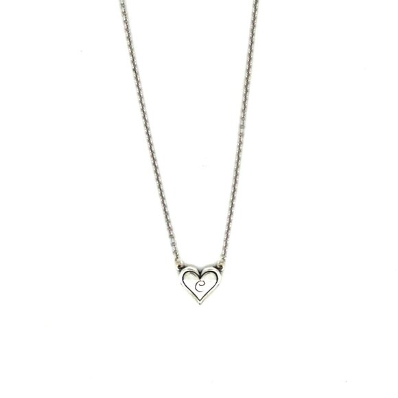 James Avery Delicate Initial C Heart Necklace - Picture 1 of 4